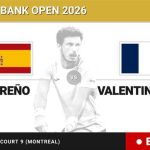 Jaume Munar - Alexander Blockx, en directo hoy: sigue el partido de National Bank Open