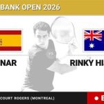 Jaume Munar - Rinky Hijikata, en directo hoy: sigue el partido de National Bank Open