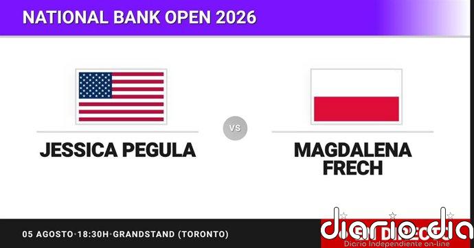 Jessica Pegula - Magdalena Frech, en directo hoy: sigue el partido de National Bank Open