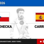 Jiri Lehecka - Pablo Carreno Busta, en directo hoy: sigue el partido de US Open ATP