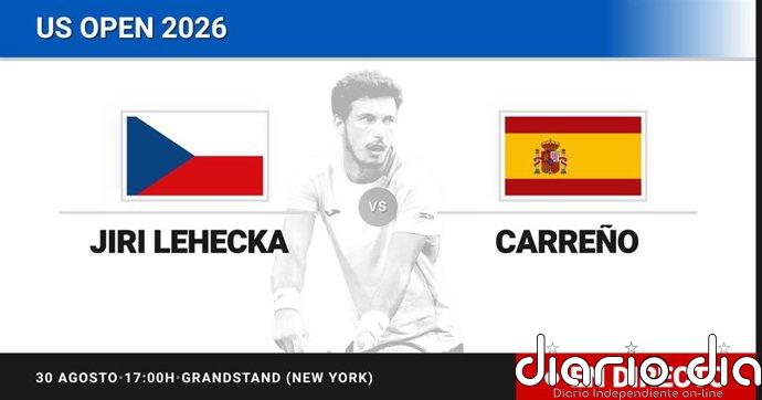 Jiri Lehecka - Pablo Carreno Busta, en directo hoy: sigue el partido de US Open ATP