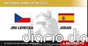 Jiri Lehecka - Rafael Jodar, en directo hoy: sigue el partido de National Bank Open