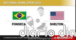 Joao Fonseca - Ben Shelton, en directo hoy: sigue el partido de National Bank Open