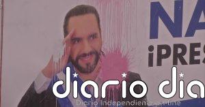 La aparición de carteles de Nayib Bukele en Oviedo desata la polémica