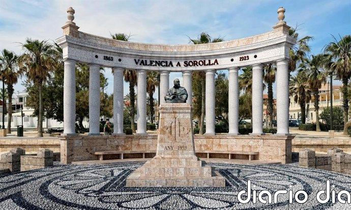 La Asesoría Jurídica avala reconstruir el antiguo Monumento a Sorolla en la playa del Cabanyal