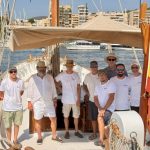 La 'Balear', una 'barca de bou' del Consell de Mallorca, participa en la regata Illes Balears Clàssics