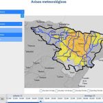 La CHE alerta de posibles crecidas súbitas en cauces menores y barrancos ante los avisos por lluvias