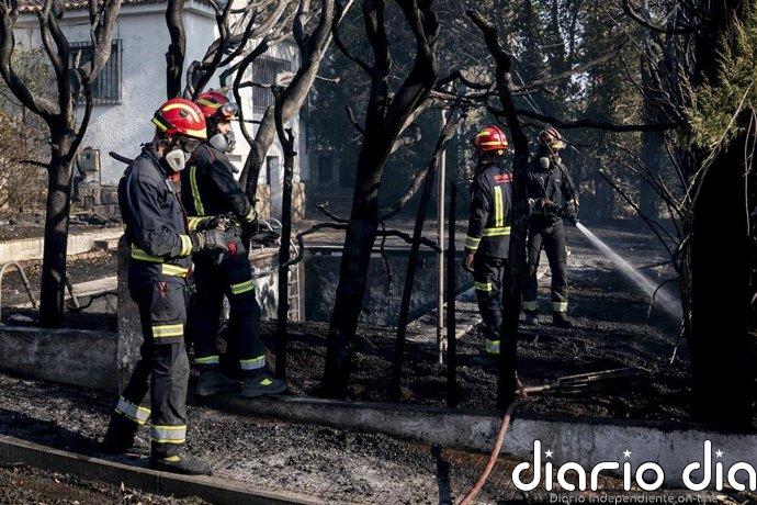 La Comunidad de Madrid rebaja a nivel 1 el incendio forestal en Aldea del Fresno