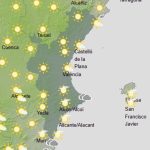 La Comunitat arranca la semana con temperaturas en ascenso y chubascos con tormentas en el interior del tercio norte