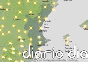 La Comunitat arranca la semana con temperaturas en ascenso y chubascos con tormentas en el interior del tercio norte