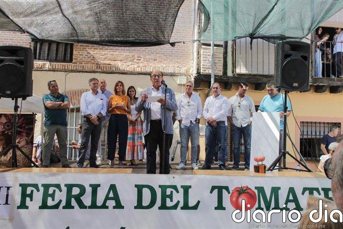 La Diputación de Segovia reivindica el valor de la huerta en la VIII Feria del Tomate de Martín Muñoz de las Posadas