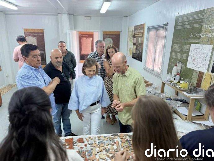 La Diputación de Soria invierte 33.000 euros en mejorar el atractivo turístico del yacimiento de Los Casares