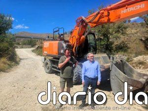 La DPT actúa de urgencia para reparar los caminos dañados por la tromba de agua en Cantavieja y Mirambel