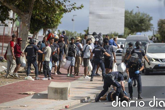La entrada masiva de julio en Ceuta generó casi 9.600 mensajes de odio en redes en 48 horas, según OBERAXE