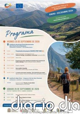 La Fundación Camino Lebaniego organiza el 25 y 26 de septiembre diferentes actividades de senderismo accesible Cartel del HIKE4ALL.