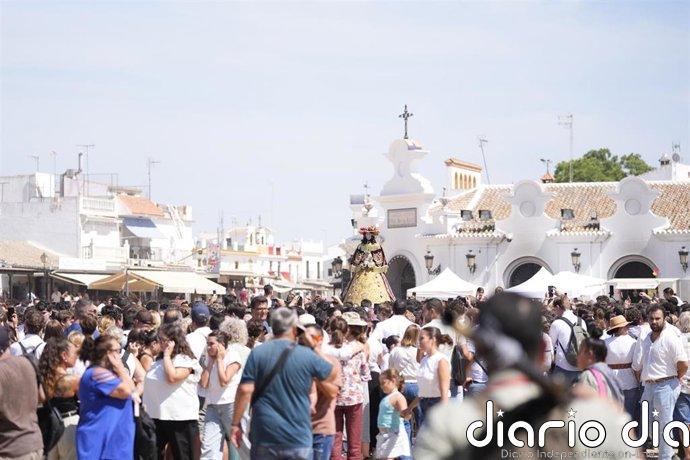 La Guardia Civil despliega más de 150 efectivos por el traslado de la Virgen del Rocío a Almonte (Huelva)