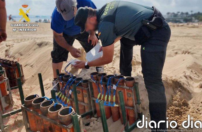 La Guardia Civil inspecciona el uso seguro de pirotecnia en eventos y fiestas durante el verano en Cantabria