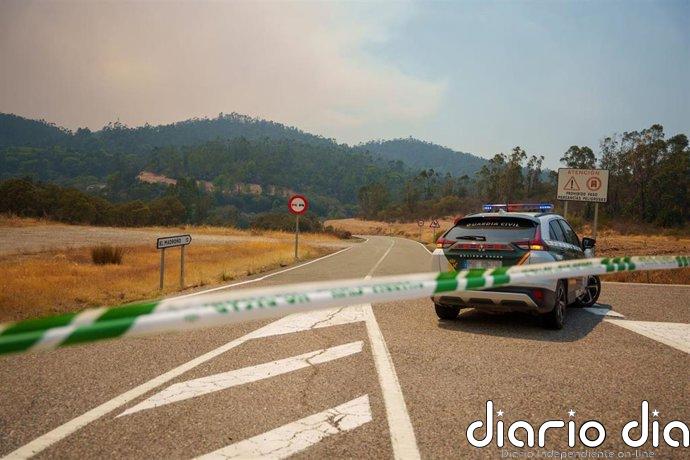 La Guardia Civil moviliza más de 300 agentes para garantizar la seguridad por el incendio de Niebla (Huelva)