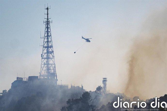 La Guàrdia Urbana detiene a un hombre por su presunta relación con el incendio de Collserola (Barcelona)