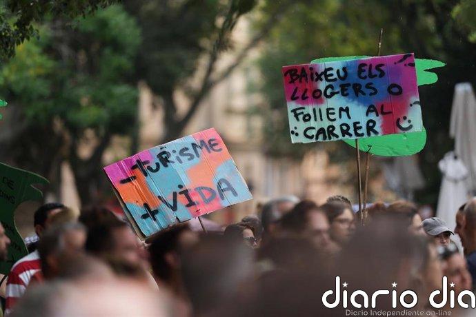 La manifestación contra la saturación turística de este sábado en Sóller obligará a cerrar terrazas y mercados