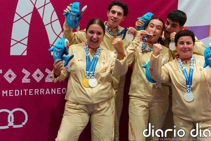 La petanca engrosa el medallero español en los Juegos Mediterráneos de Taranto 2026