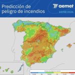 La semana empieza con peligro de incendios muy alto en buena parte de la Península y Baleares