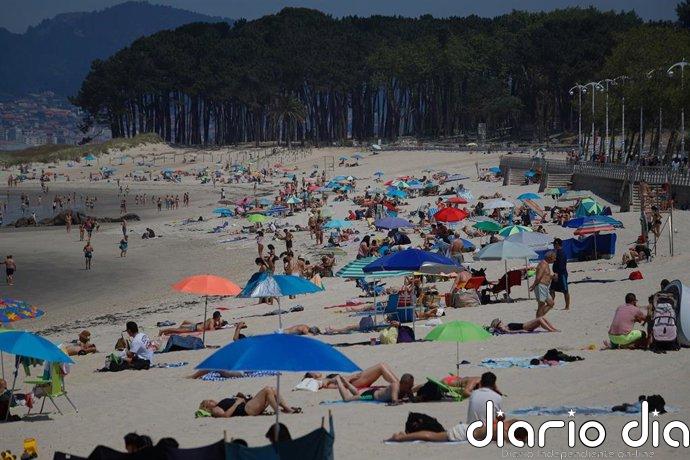 Las altas temperaturas continúan en Galicia, con alerta roja este martes solo en Valdeorras (Ourense)