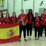 Las campeonas de Europa de baloncesto sub 18 regresan a Madrid tras arrasar a sus rivales