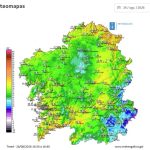 Las temperaturas se desploman por debajo de los 15 grados en el interior de Galicia: Manzaneda marca 5,2 ºC esta tarde