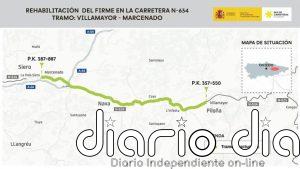 Licitada en 11,4 millones de euros la rehabilitación del firme de la N-634 entre Villamayor y Marcenado