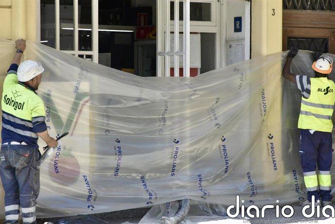 Los trabajos por el socavón en El Putxet de Barcelona avanzan según la planificación prevista