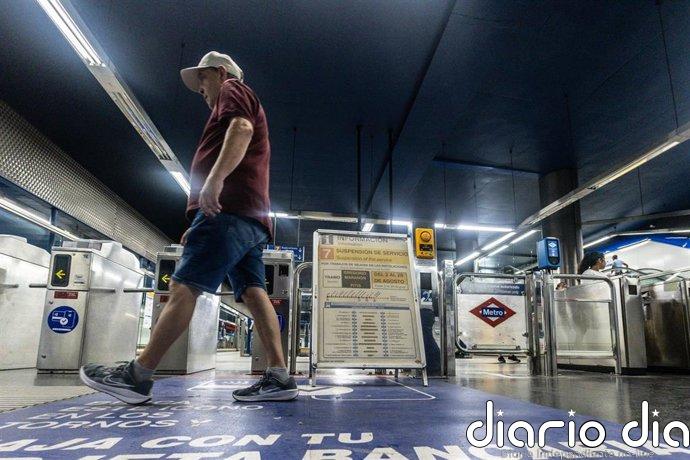 Los viajeros de Metro suben un 3,8% en junio y los autobuses de la EMT recibieron un 8,4% menos de usuarios