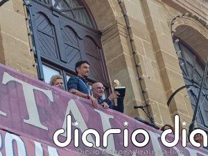 Luis de la Fuente "emocionado, feliz y orgulloso" en el homenaje de este domingo en su ciudad natal, Haro