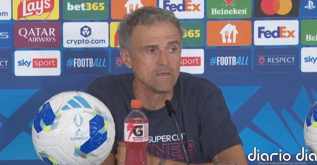 Luis Enrique: “Si soy sincero, la Supercopa de Europa no es un trofeo importante”
