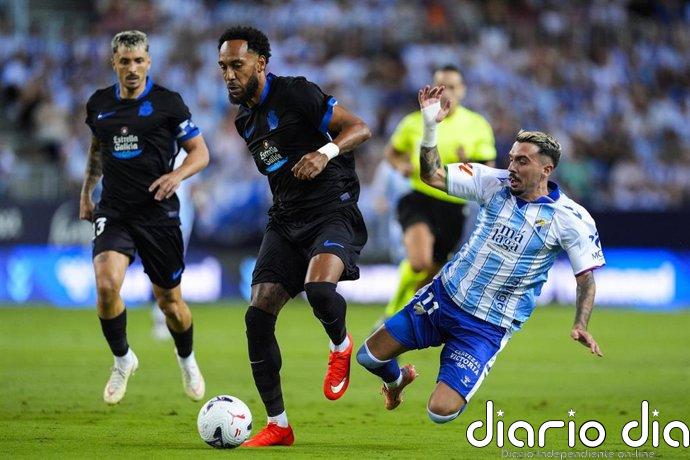 Málaga y Deportivo empatan en el regreso de La Rosaleda a Primera y Osasuna y Levante se neutralizan