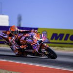 Marc Márquez gana la esprint y mantiene su dominio en Aragón