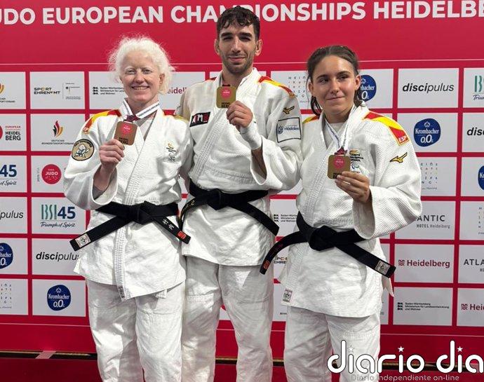 María Manzanero y Sergio Ibáñez, oro en el Europeo de Judo Paralímpico, y bronce para Marta Arce