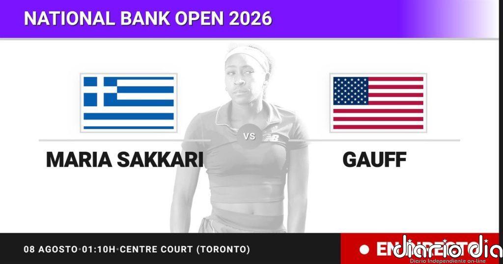 Maria Sakkari - Coco Gauff, en directo hoy: sigue el partido de National Bank Open