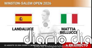 Martin Landaluce - Mattia Bellucci, en directo hoy: sigue el partido de Winston-Salem Open