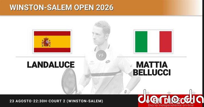 Martin Landaluce - Mattia Bellucci, en directo hoy: sigue el partido de Winston-Salem Open