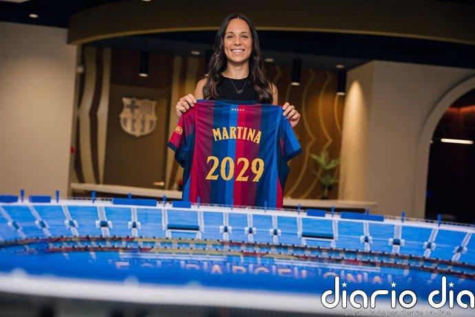 Martina Fernández: "He crecido mucho y lo daré todo por este escudo"