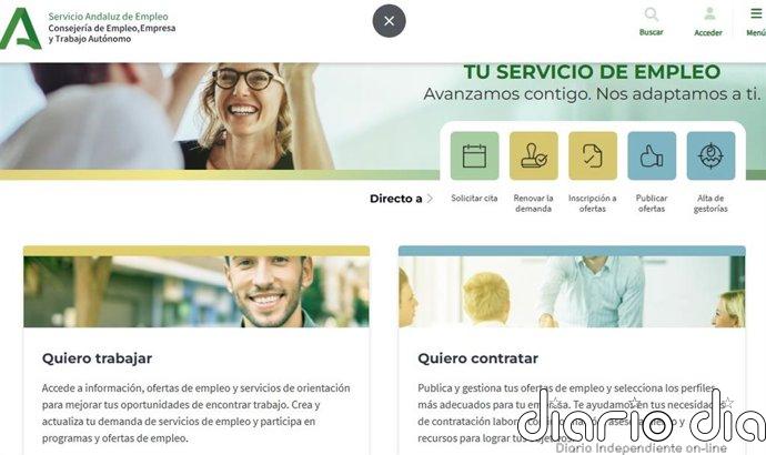 Más de 8.380 empresas emplean el portal del Servicio Andaluz de Empleo para su búsqueda de profesionales
