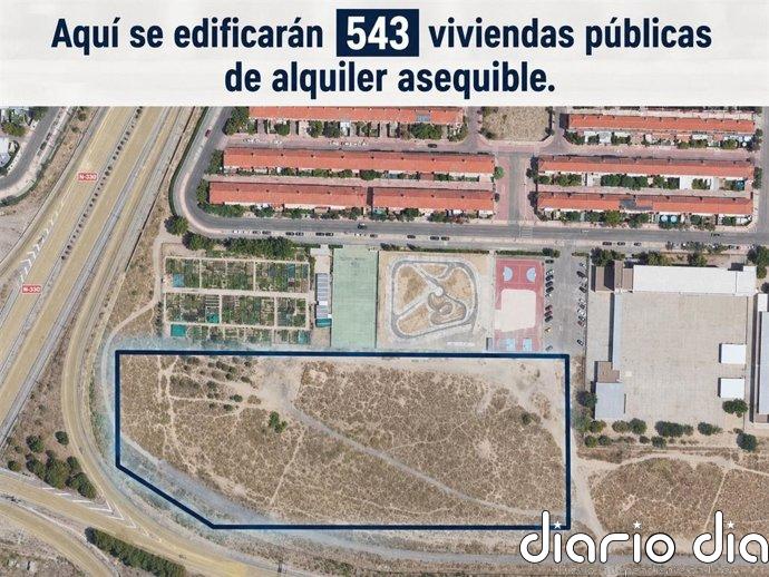 Metropolitan House y Genivs Insulae edificarán y gestionarán 543 viviendas en suelos públicos de Parque Goya en Zaragoza