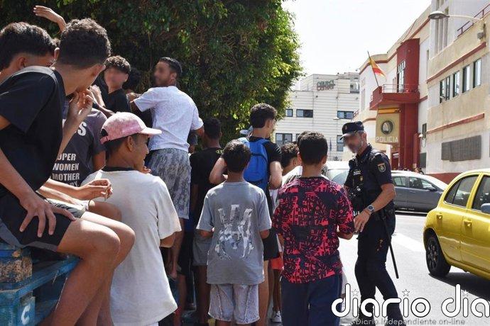 Migrantes en Ceuta hoy, en directo: Última hora de la crisis y situación de los menores