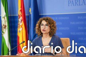 Montero afea a PP y Vox su negativa a un Pleno extraordinario por "dos de los mayores incendios en la historia" andaluza