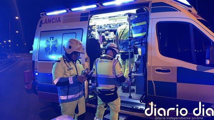 Muere un motorista de 60 años en una salida de vía en Leganés