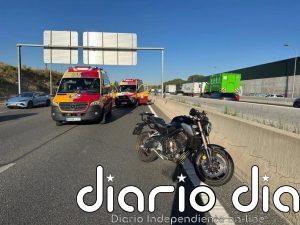 Muy grave un motorista de 52 años al sufrir un accidente en la M-40