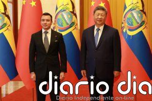 Noboa y Xi alcanzan en Pekín siete acuerdos de colaboración en comercio, comunicaciones e industria "verde"
