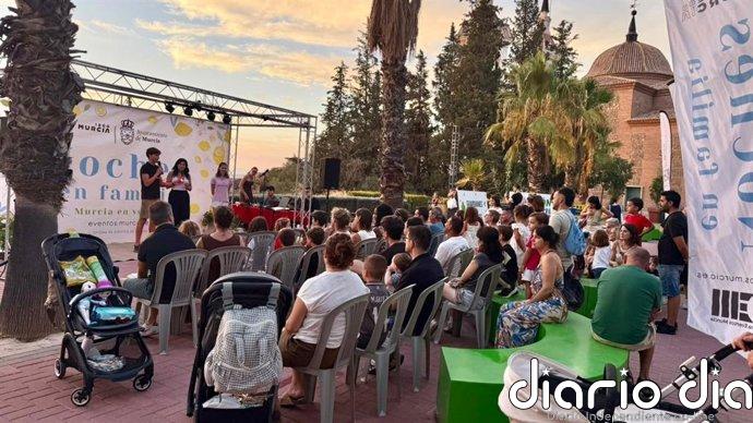 'Noches en Familia' cierra el verano en Murcia tras llevar más de un centenar de actividades a 22 barrios y pedanías