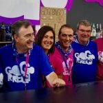 Numerosos representantes del PNV, encabezados por Esteban y Ansola, harán barra este martes en la txosna Gogorregi